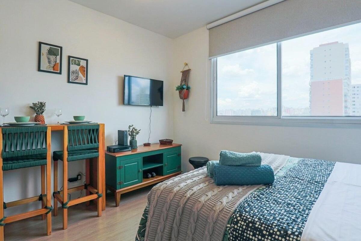Aconchegante Studio No Bras Com Piscina/Metro Bras Sao Paulo Dış mekan fotoğraf